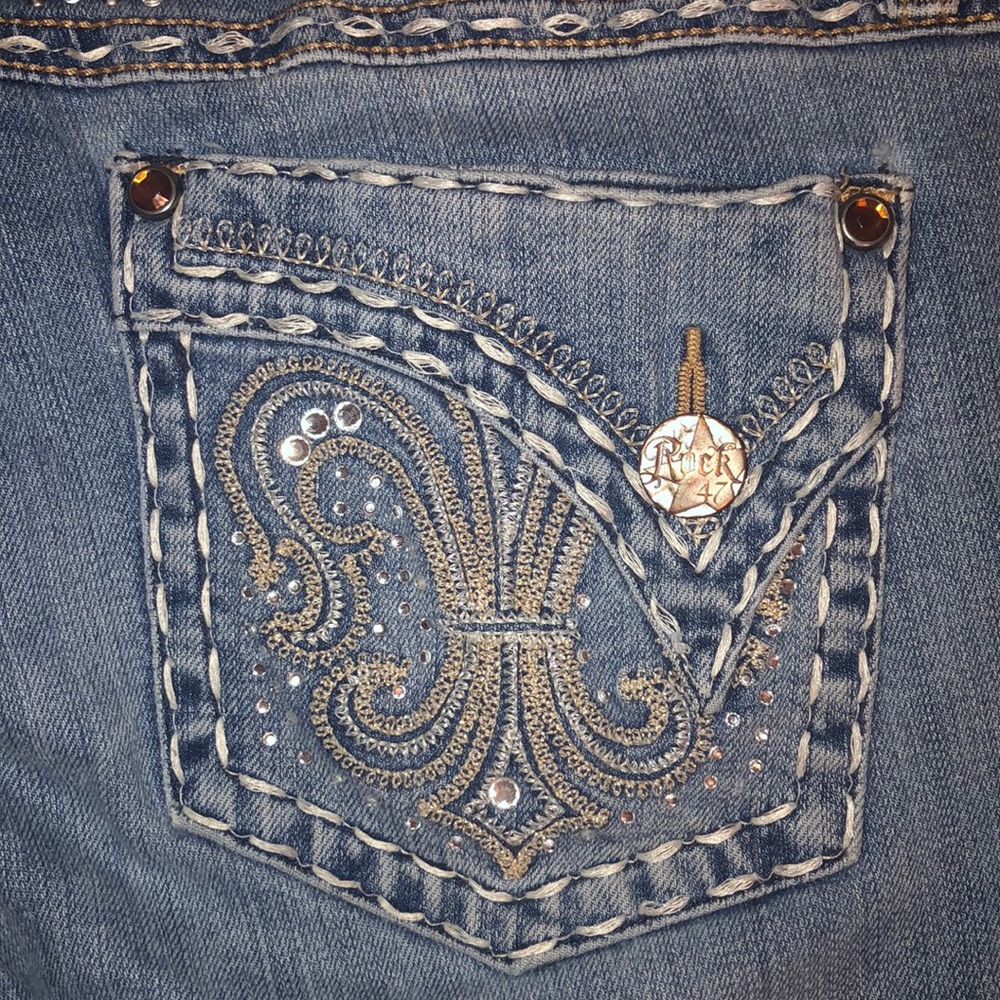 Wrangler Rock 47 Low Rise Jeans - Picture 8 of 9